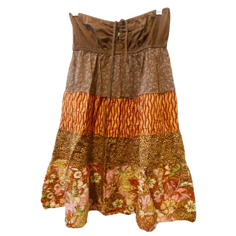 Urban Renewal gypsy boho strapless summer dress sz M / L